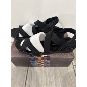Bernie Mev New York Sandals Lisa Black Size 41 US 10  NIB BM3